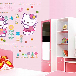 Hello Kitty αυτοκόλλητα τοίχου XL (5193)
