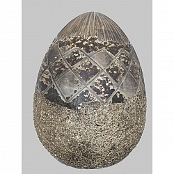 JK Home Décor - Αυγό Γυάλινο Χρυσό 25cm