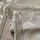 Κουρτίνα Σκίασης Βελούδινη Καφέ Με Φύλλα Με Κρίκο 275x260cm 8033-4