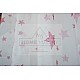 Kids Stars Pink - Κουρτίνα Τούλι Με Κρίκο 260Χ280cm A418-2