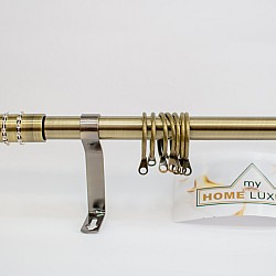 Strass Gold Διπλό Κουρτινόξυλο 160 έως 310cm D159-9