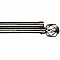 Διπλό Κουρτινόξυλο Ασημί 120 εώς 200 cm 28mm 45701