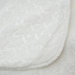 Ισπανική Κουβέρτα Κούνιας Λευκό 100x150 - B312