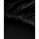 Monochrome - Σετ σεντόνια μαύρα διπλά 1600Χ200+25 cm με λάστιχο 100% οργανικό βαμβάκι 016160