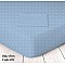 Dots Blue - Σεντόνι Διπλό 220Χ250cm 100% Οργανικό Βαμβάκι 